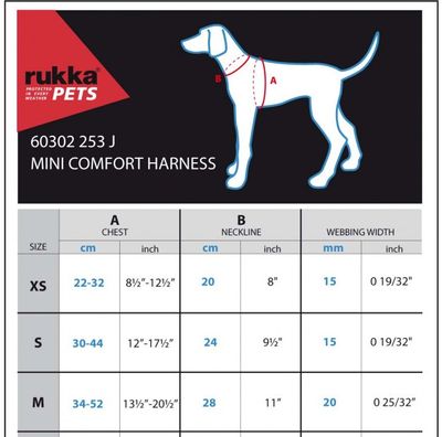 Rukka Comfort Mini Harness Black