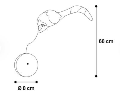 Crazy ball with mouse