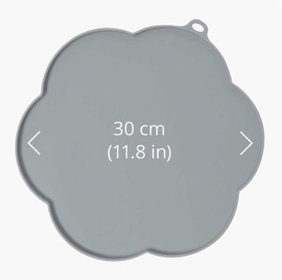 CatIt underlägg flower grå