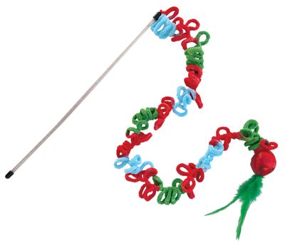 Kong Cat JUL Teaser Loopz Röd/Grön