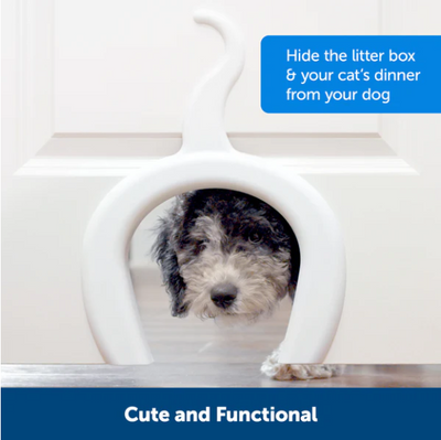 Dekorativ kattpassage för dörr