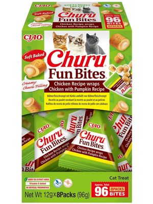 Churu Fun Bites Chicken Pumpkin 96st