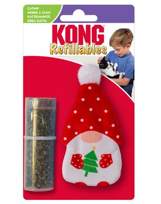 Kattleksak Kong Cat Jul refillable Tomtenisse