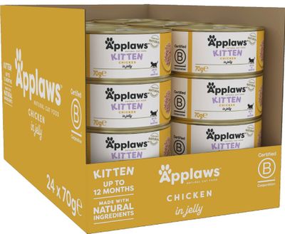 Applaws kattunge kyckling i gele 70g