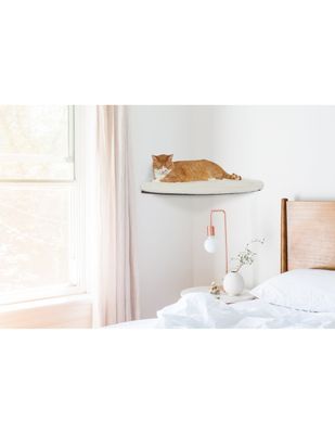 Cosy and Dozy katthylla CHILL Corner Walnut