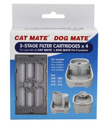 Cat Mate Filter 3-stegs (4-pack)