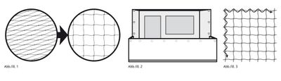 Balkongnät "Cat Protect" 4 x 3 meter