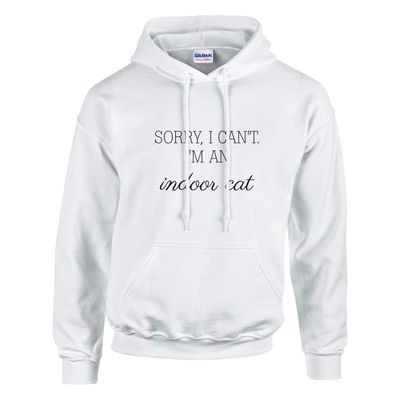Supercat Hoodie Indoor cat Vit