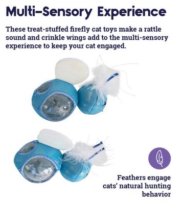 Petstages Firefly Treatstuffer 2-pack