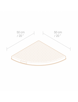 Cosy and Dozy katthylla CHILL Corner Walnut