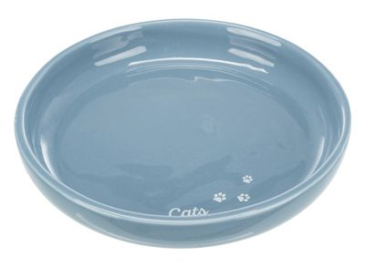 Kattmatskål keramik XL låg kant