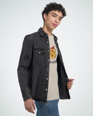 Supercat T shirt med tryck Lussekatterna Beige