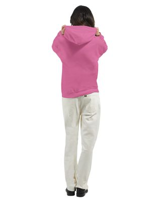 Supercat Hoodie med tryck Purrminator rosa