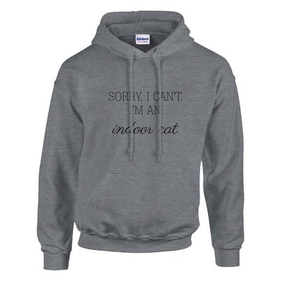 Supercat Hoodie Indoor cat, grå 2XL