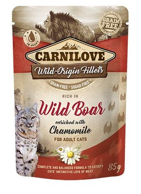 Carnilove Cat Wild Boar with Chamomile 85g