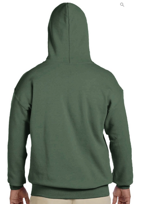 Supercat Hoodie med tryck Purrminator grön XL