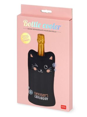 Flaskkylare vinkylare med kattmotiv