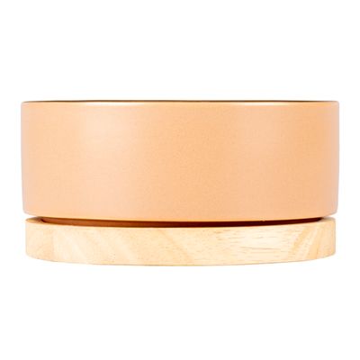 Kattmatskål Stone Timber, Rosa färg