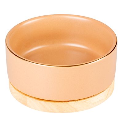 Kattmatskål Stone Timber Rosa