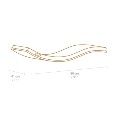 Cosy and Dozy Katthylla CHILL DELUXE Walnut