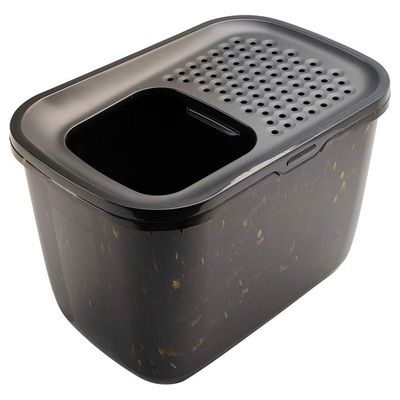 Kattlåda HOPIN Black Marble