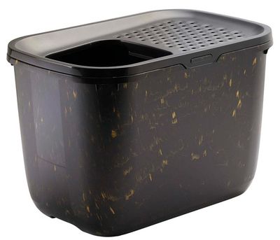 Kattlåda HOPIN Black Marble
