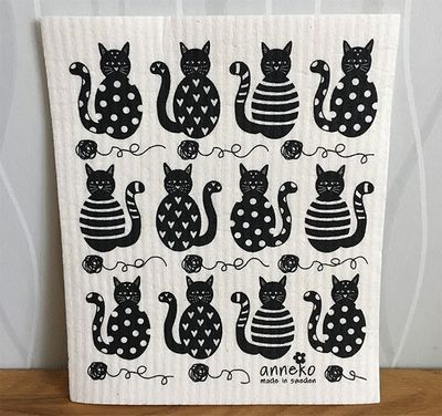 Disktrasa med kattmotiv AnnEko