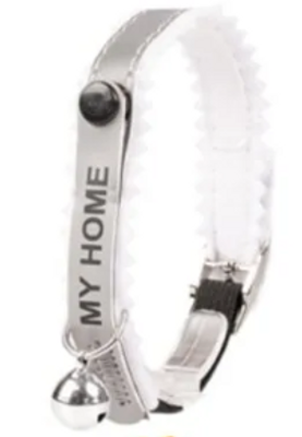 Katthalsband MyHome med reflex Vit