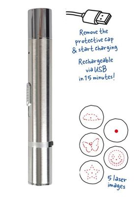 Laserpekare 7-i-1 med LED och UV
