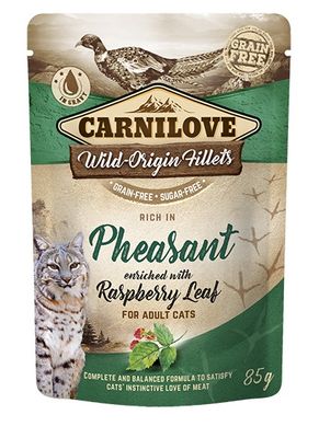 Carnilove Cat Pheasant with Raspberry Leaves 85g