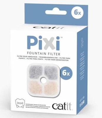 Kolfilter CatIt Pixi vattenfontän 6-pack