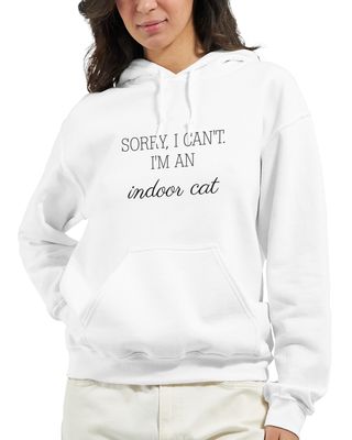 Supercat Hoodie Indoor cat Vit