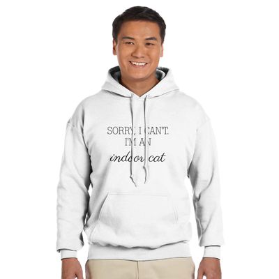 Supercat Hoodie Indoor cat Vit