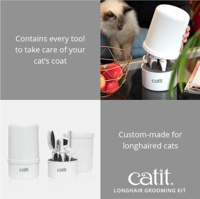 CatIt Senses Grooming Kit Longhair