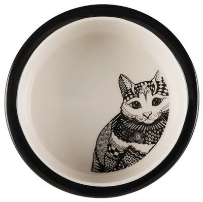 Kattmatskål Zentangle