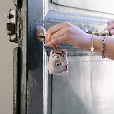 Super Soft Kitty nyckelring