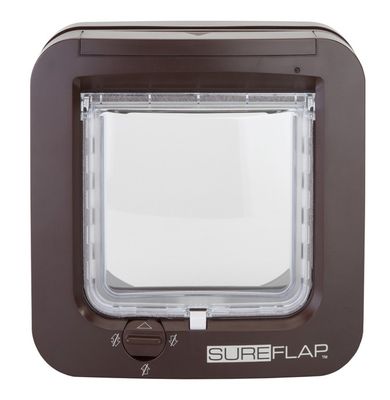 Kattlucka Sureflap microchip brun