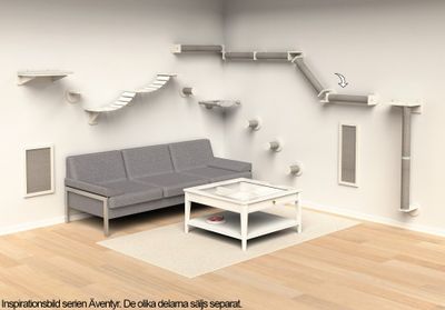 Klättervägg Katt Äventyr - Set 2