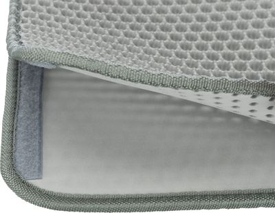 Matta till kattlåda - TrapperMat ljusgrå, 35 x 45 cm