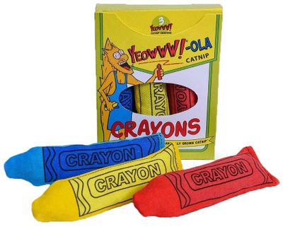 Kattleksaker Yeowww Catnip Crayons