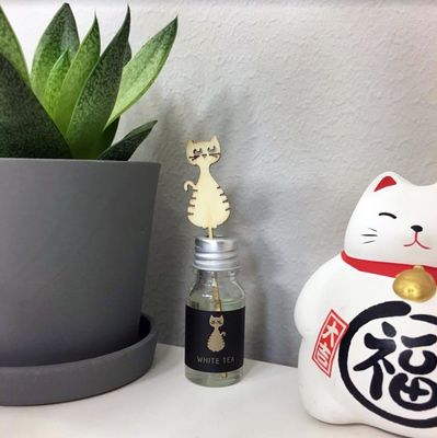 Doftpinne Kattmotiv