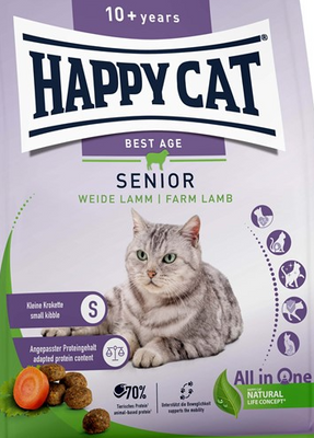 HappyCat Senior, lamm, 4 kg