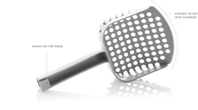 Modkat kattlåda grå