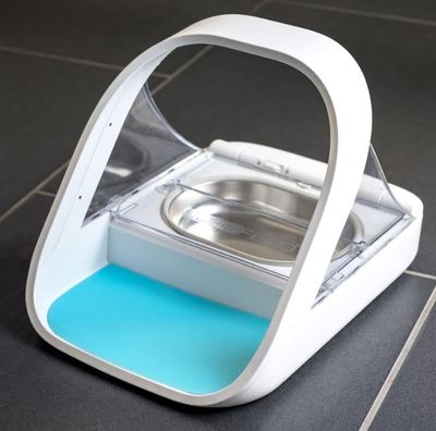 Microchip Pet Feeder rostfria skålar 2-pack