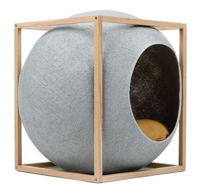 Le Cube light grey wood edition - Meyou Paris