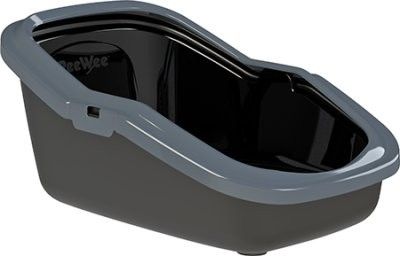 Peewee Ecominor med sprättkant Svart