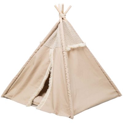 Boho tipi kattbädd lekplats