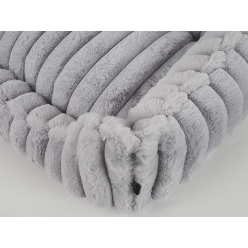 Kattsäng Grey Ripple Square ljusgrå