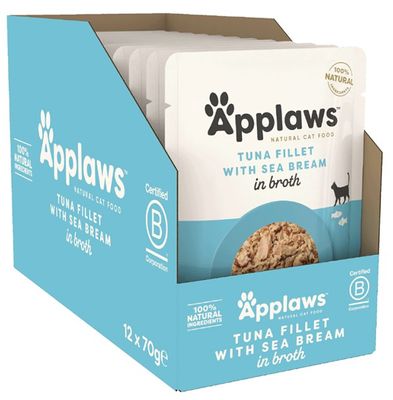 Applaws Tuna fillet with Seabream 70g