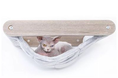 Katthylla hängmatta Lazy Grey
